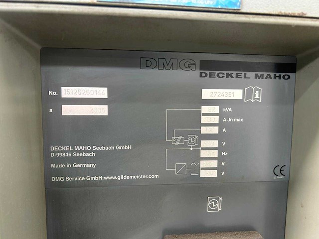 2005 deckel maho dmf 250 lineair cnc universeel machinecentrum - afbeelding 17 van  24