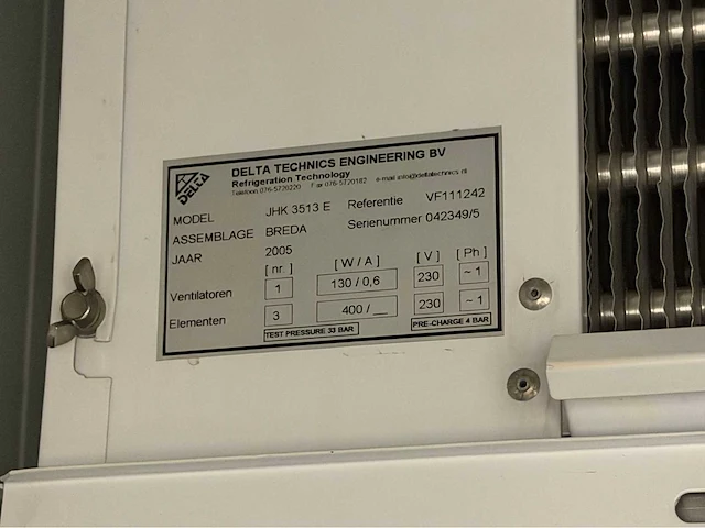 2005 delta technics koelcel en vriescel - afbeelding 4 van  12