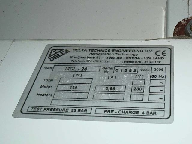 2005 delta technics koelcel en vriescel - afbeelding 10 van  12