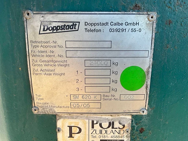 2005 doppstadt sm620 k mobiele trommelzeef - afbeelding 35 van  40