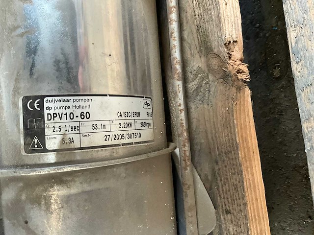 2005 duijvelaar dpv10-60 pompunit - afbeelding 4 van  4
