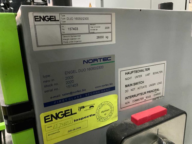 2005 engel duo 16050/2300 spuitgietmachine - afbeelding 3 van  39