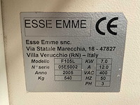 2005 esse emme f105l tafelfreesmachine - afbeelding 6 van  6