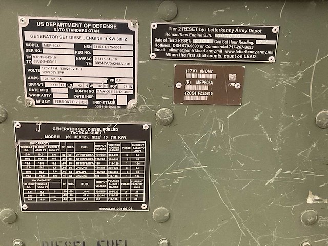 2005 fermont devision mep-803a stroomgenerator - afbeelding 5 van  14