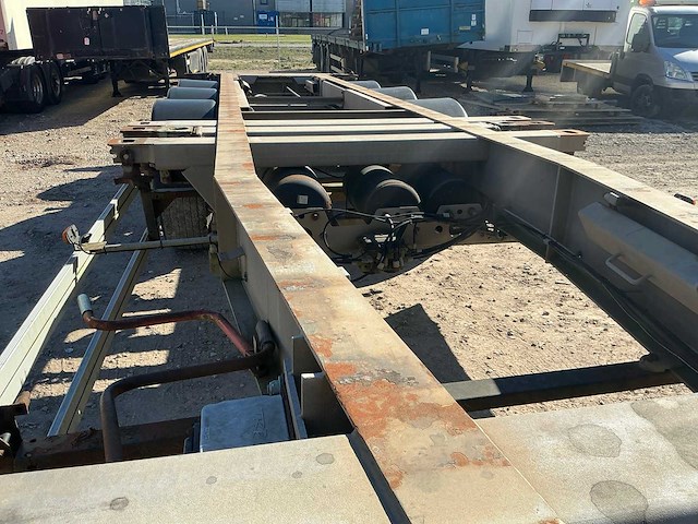 2005 fliegl sds 390 container aanhangwagen - afbeelding 4 van  16