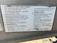 2005 fliegl sds 390 container aanhangwagen - afbeelding 7 van  16