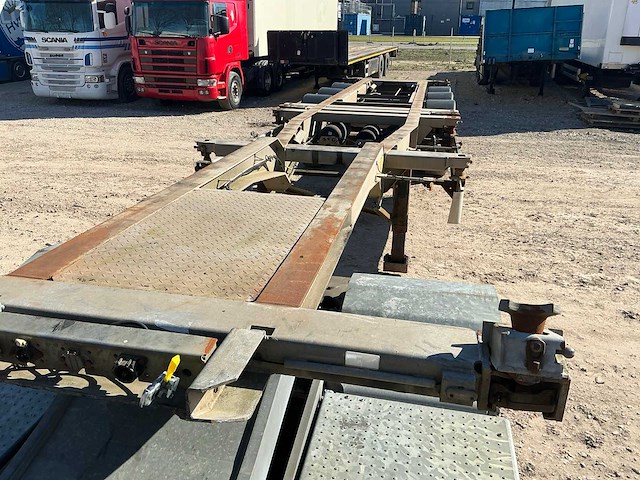 2005 fliegl sds 390 container aanhangwagen - afbeelding 9 van  16