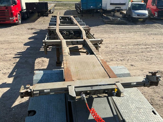 2005 fliegl sds 390 container oplegger - afbeelding 4 van  5