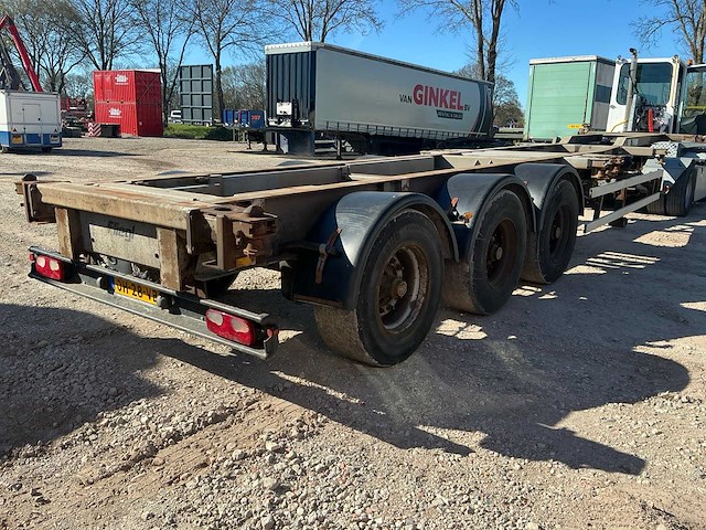 2005 fliegl sds 390 container oplegger - afbeelding 12 van  16