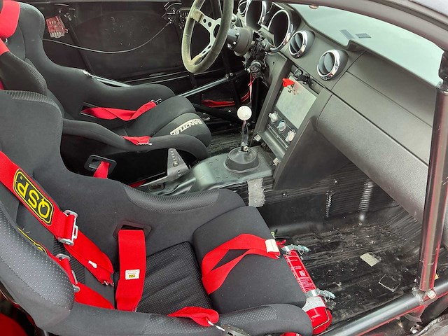 2005 ford usa mustang gt circuit race auto + trailer - afbeelding 11 van  46
