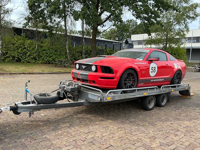 2005 ford usa mustang gt circuit race auto + trailer - afbeelding 16 van  46