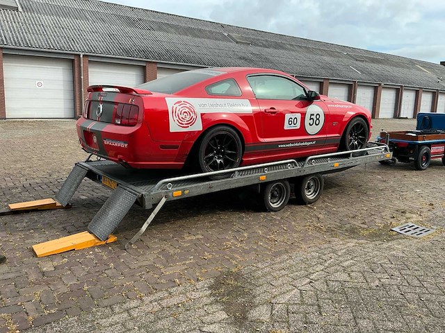 2005 ford usa mustang gt circuit race auto + trailer - afbeelding 18 van  46