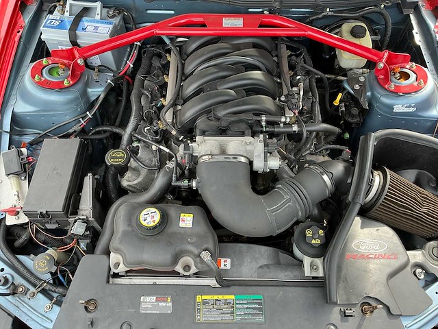 2005 ford usa mustang gt circuit race auto + trailer - afbeelding 22 van  46