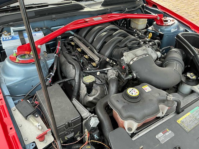 2005 ford usa mustang gt circuit race auto + trailer - afbeelding 24 van  46