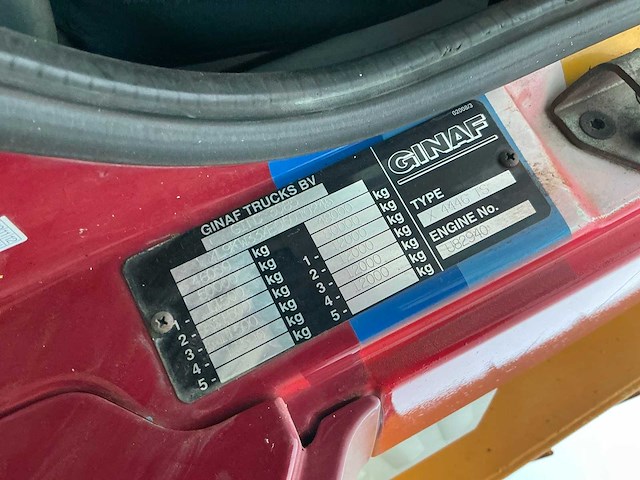 2005 ginaf ginc 3085 x4446 landbouwvrachtwagen met kipper - afbeelding 28 van  35