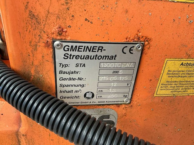 2005 gmeiner 1300tcewa zoutstrooier - afbeelding 2 van  2