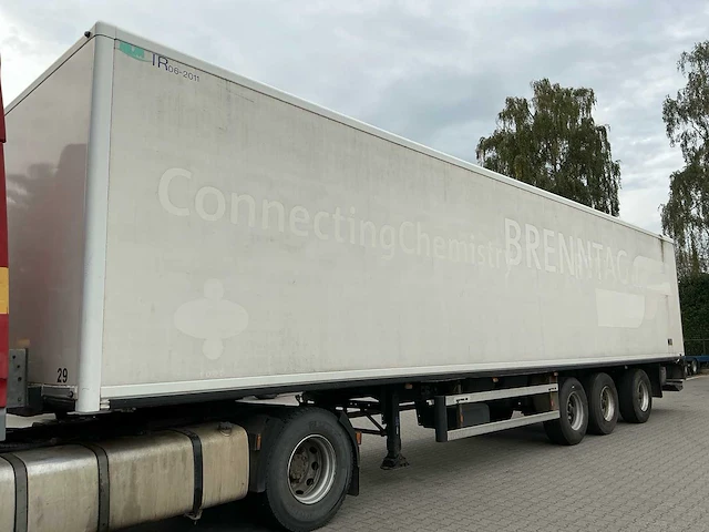 2005 groenewegen roz-15-27pcb oplegger kastentrailer - afbeelding 1 van  34
