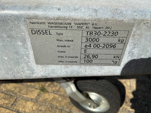 2005 hapert al 2700 plateauwagen - afbeelding 5 van  21