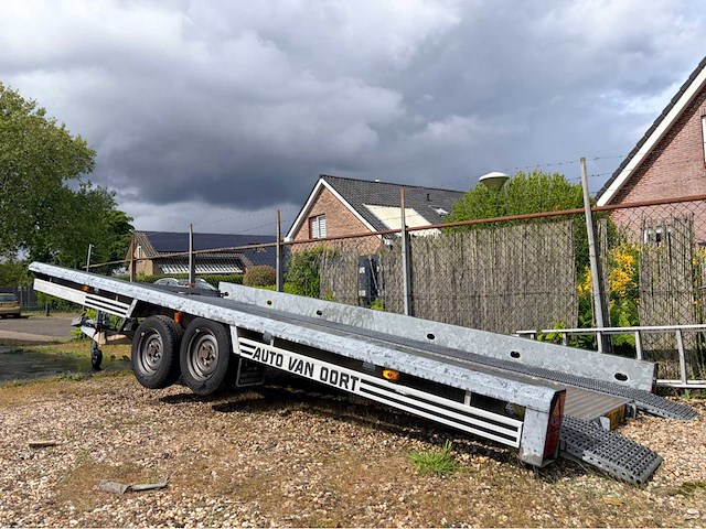2005 hapert h2700 kantelbaar! dubbelasser aanhangwagen - afbeelding 1 van  3