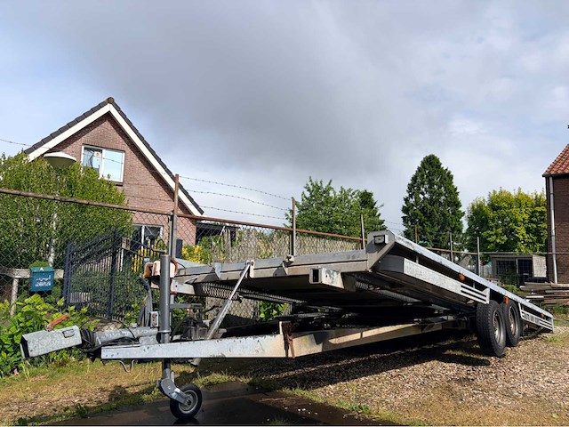 2005 hapert h2700 kantelbaar! dubbelasser aanhangwagen - afbeelding 2 van  3