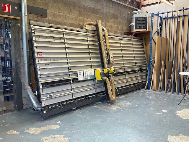 2005 harwi orca 2150 verticale platenzaag - afbeelding 1 van  5