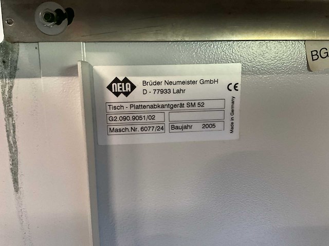 2005 heidelberg sm52 tafelplaatbuigmachine - afbeelding 6 van  6