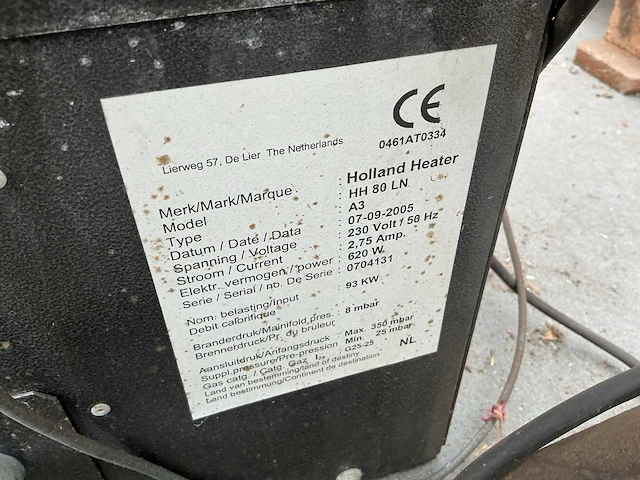 2005 holland heater hh 80 ln heater - afbeelding 7 van  7