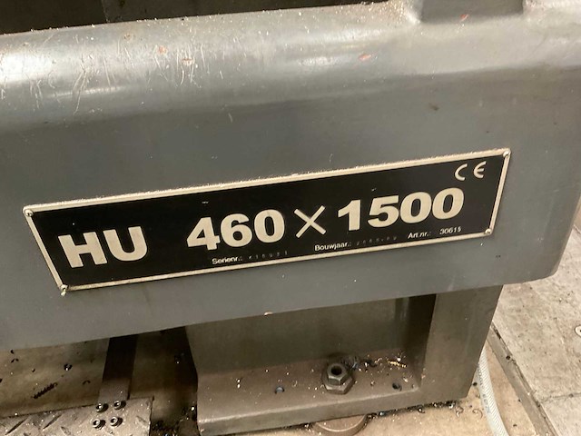 2005 huvema 460x1500 conventionele draaibank - afbeelding 13 van  20