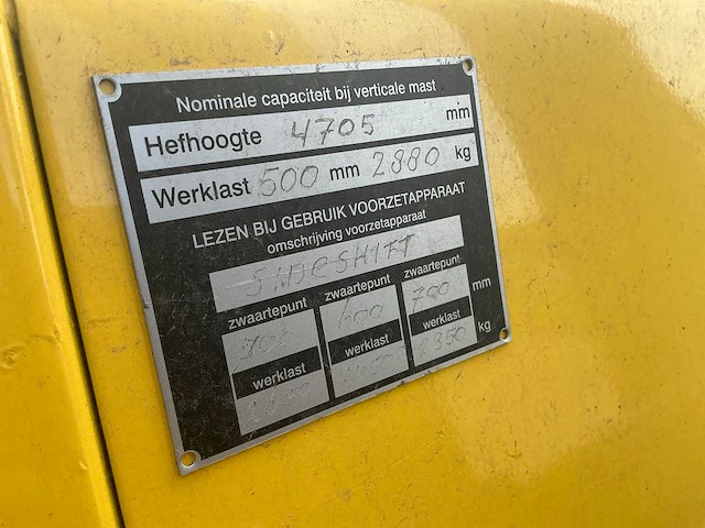 2005 hyster h3.00xm vorkheftruck - afbeelding 26 van  34