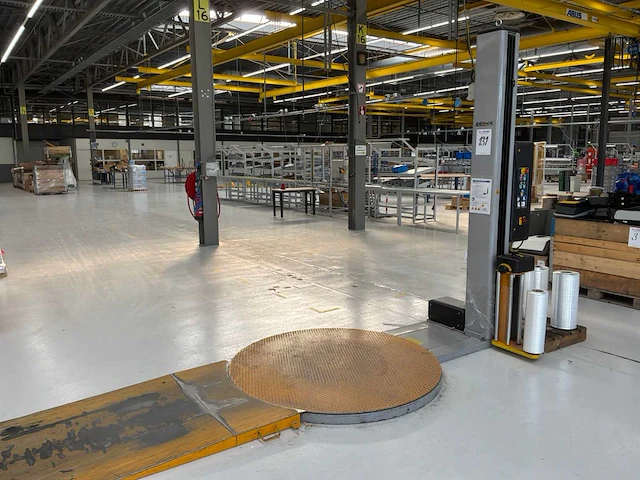 2005 idepack ideco 150 palletfoliewikkelaar - afbeelding 1 van  8