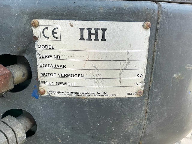 2005 ihi 9nx minigraafmachine - afbeelding 12 van  25
