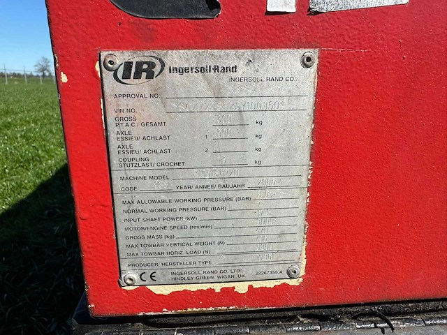 2005 ingersoll-rand r1051sf720 hogedrukcompressor - afbeelding 4 van  8