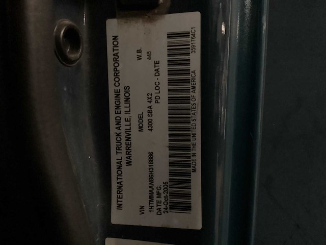 2005 international 4300 sba 4x2 vrachtwagenhoogwerker - afbeelding 17 van  18