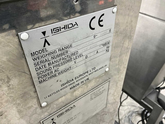 2005 ishida dacs-w-030 checkweigher - afbeelding 5 van  5