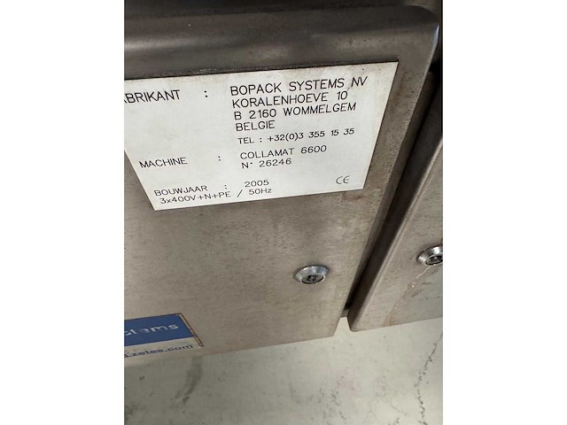 2005 jerrycan vulinstallatie bopack systems collomat 6600 - afbeelding 3 van  11