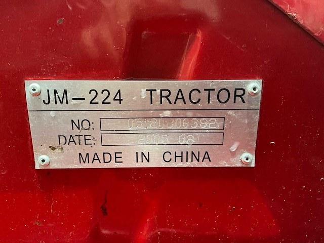 2005 jinma 224 4wd compacttractor - afbeelding 4 van  6