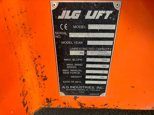 2005 jlg e450aj hoogwerker - afbeelding 4 van  12