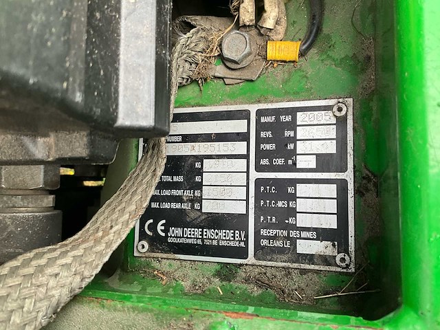 2005 john deere 1905 professionele kooimaaier - afbeelding 26 van  32