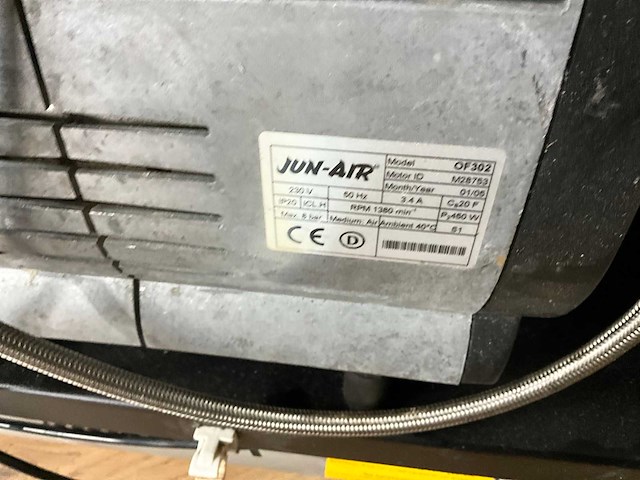 2005 jun-air of302 silent olievrije compressor - afbeelding 5 van  5