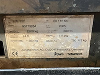 2005 jungheinrich eje222 elektrische palletwagen - afbeelding 17 van  24