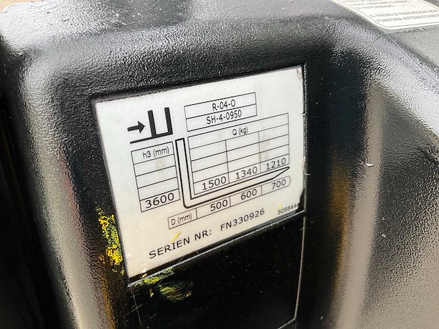 2005 jungheinrich mic jeac15 vorkheftruck - afbeelding 3 van  11