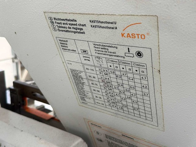 2005 kasto funstional a metalen horizontale bandzaagmachine - afbeelding 2 van  13