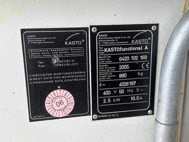 2005 kasto funstional a metalen horizontale bandzaagmachine - afbeelding 5 van  13