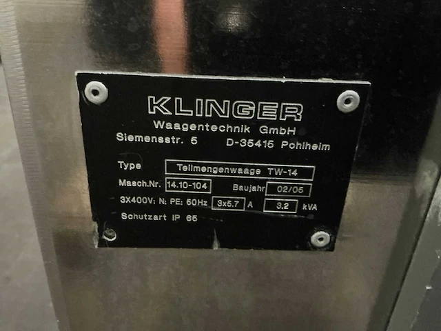 2005 klinger tw-14 multihead weger - afbeelding 6 van  14