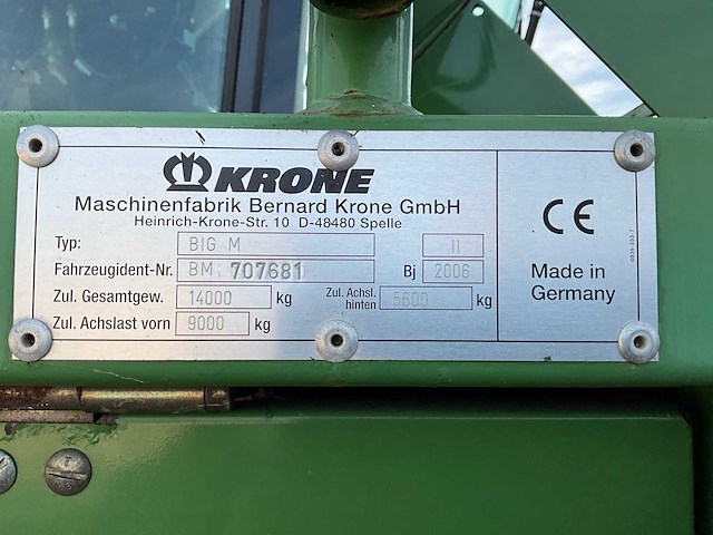 2005 krone big m 2 maaimachine - afbeelding 21 van  28