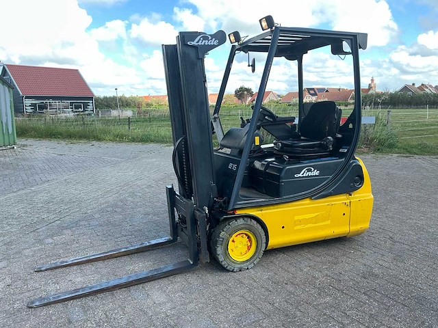 2005 linde e16c-02 vorkheftruck - afbeelding 1 van  22