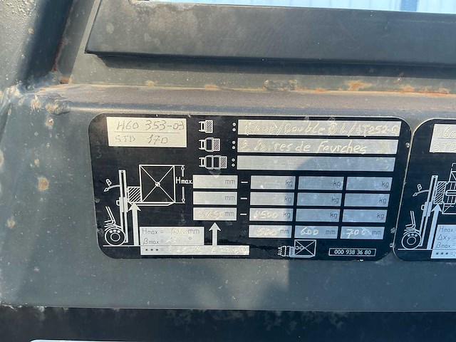 2005 linde h60 353-03 vorkheftruck - afbeelding 27 van  34