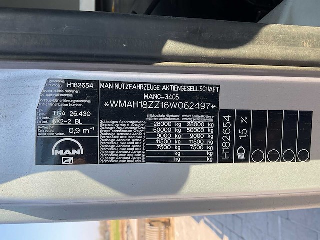 2005 man d20 vrachtwagen - afbeelding 45 van  45