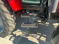 2005 massey ferguson 5455 vierwielaangedreven landbouwtractor met strodek machine - afbeelding 1 van  21