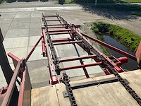 2005 massey ferguson 5455 vierwielaangedreven landbouwtractor met strodek machine - afbeelding 16 van  21